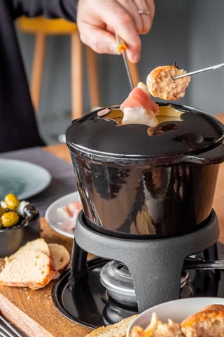 Appareil à fondue en fonte - 6 personnes