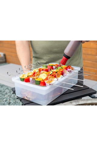 Bac à marinade pour barbecue