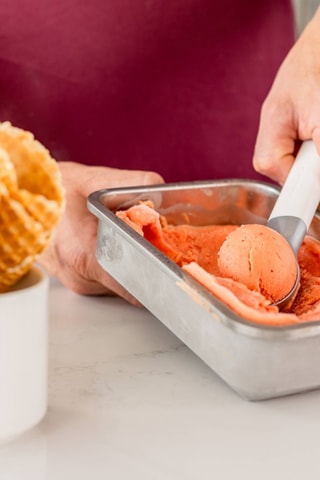 Cuillère à glace en acier inoxydable