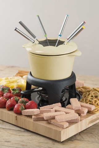 Appareil à fondue en fonte - 6 personnes