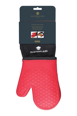 Gants de cuisine en silicone - Rouge