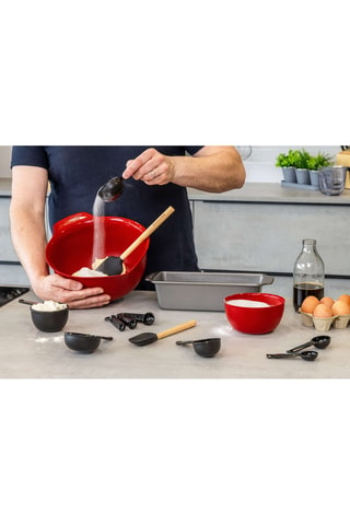 Cuillères et spatules en silicone et bambou - 11 pièces