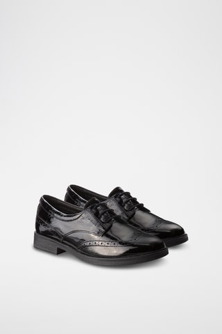 Derbys en cuir verni Agata - Noir