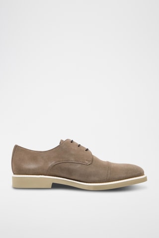 Derbys en nubuck Damocle - Taupe