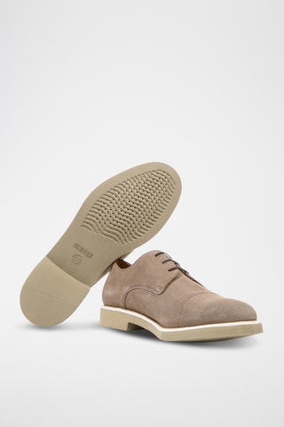 Derbys en nubuck Damocle - Taupe