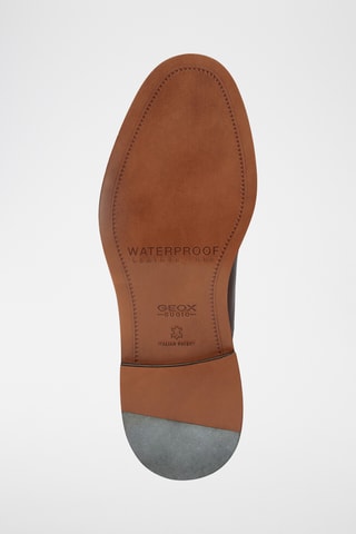 Derbys en cuir nappa Artenova - Marron