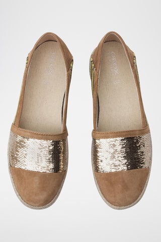 Espadrilles en nubuck Modesty - Jaune et marron clair