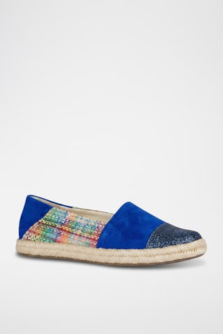 Espadrilles en nubuck Modesty - Bleu roi et vert d’eau