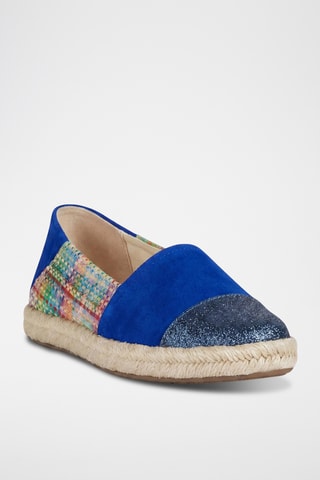 Espadrilles en nubuck Modesty - Bleu roi et vert d’eau