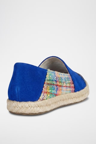 Espadrilles en nubuck Modesty - Bleu roi et vert d’eau