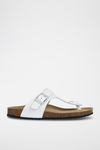 Sandales en cuir nappa Brionia - Blanc