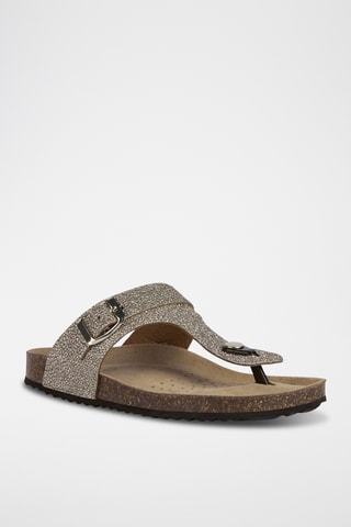 Sandales en cuir Brionia - Beige