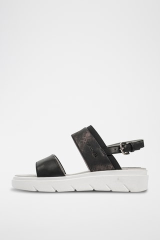 Sandales en cuir Tamas - Noir