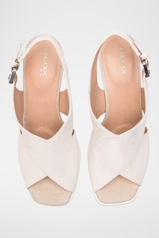 Sandales à talons en nubuck Jenieve - Beige