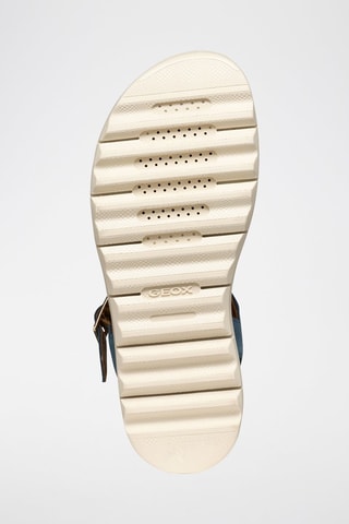 Sandales en nubuck Xan2.1S - Bleu