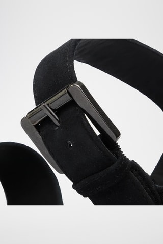 Sandales à talons en nubuck Galene - Noir