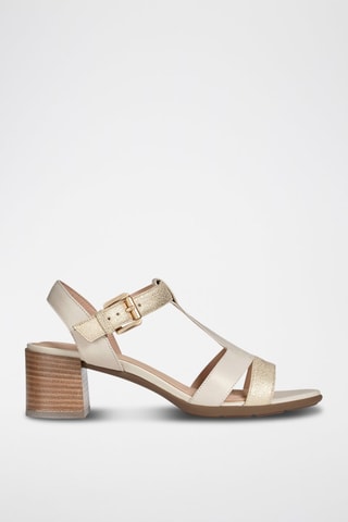 Sandales à talons Marykarmen Beige et doré