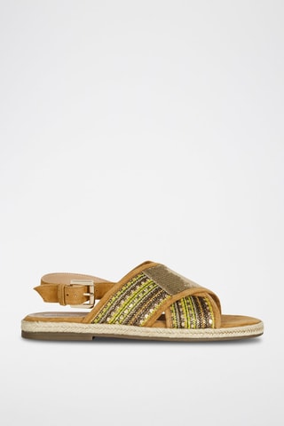 Sandales en nubuck Kolleen Camel