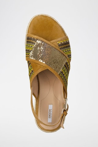 Sandales en nubuck Kolleen Camel