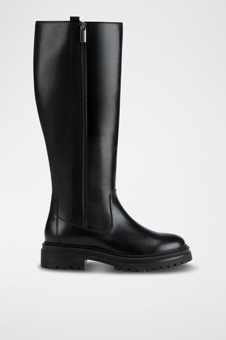 Bottes en cuir Iridea - Noir