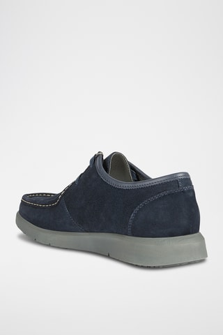 Mocassins en nubuck Errico - Bleu marine