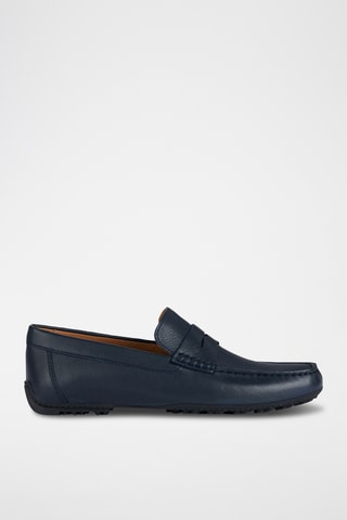 Mocassins en cuir Kosmopolis - Bleu marine