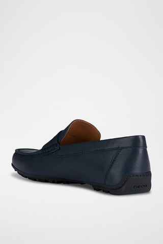 Mocassins en cuir Kosmopolis - Bleu marine