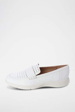 Mocassins en cuir Arjola - Blanc