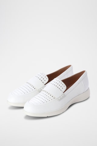 Mocassins en cuir Arjola - Blanc