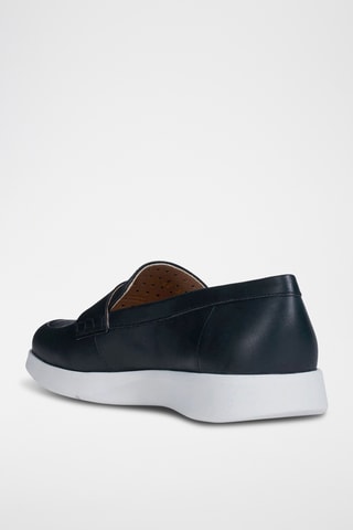Mocassins en cuir Arjola - Bleu marine