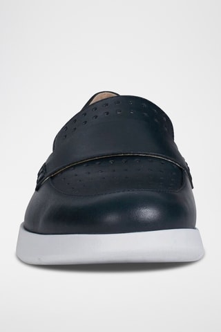 Mocassins en cuir Arjola - Bleu marine