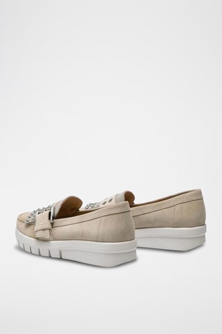 Mocassins en nubuck Wimbley - Taupe