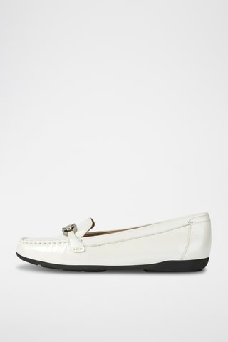 Mocassins en cuir Annytah - Blanc