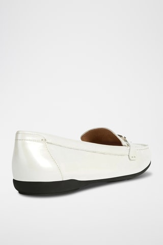 Mocassins en cuir Annytah - Blanc