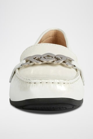 Mocassins en cuir Annytah - Blanc