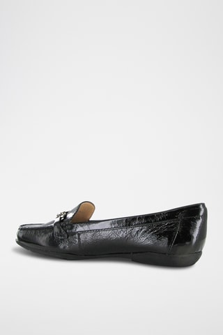 Mocassins en cuir verni Annytah - Noir