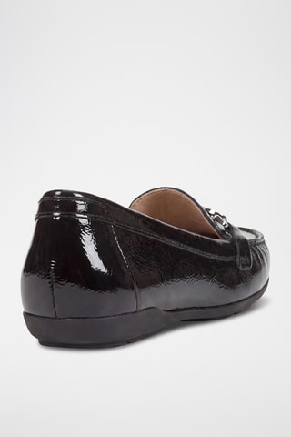 Mocassins en cuir verni Annytah - Noir