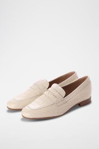 Mocassins en cuir Marlyna - Ecru