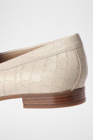 Mocassins en cuir Marlyna - Ecru