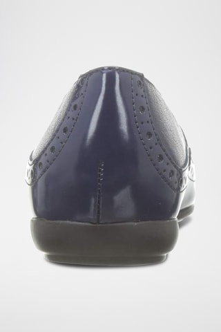 Mocassins en cuir Annytah - Bleu marine