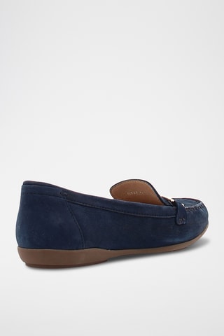 Mocassins en nubuck Annytah - Bleu nuit