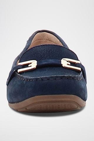 Mocassins en nubuck Annytah - Bleu nuit