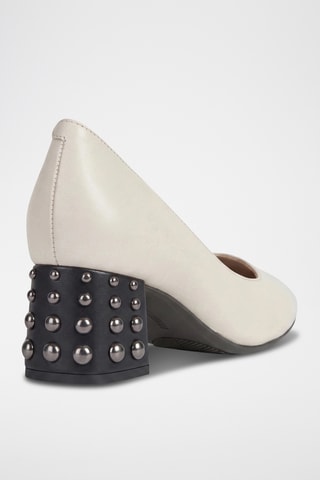 Escarpins en cuir Seyla - Ecru