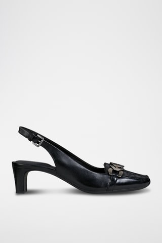 Escarpins en cuir Vivyanne - Noir