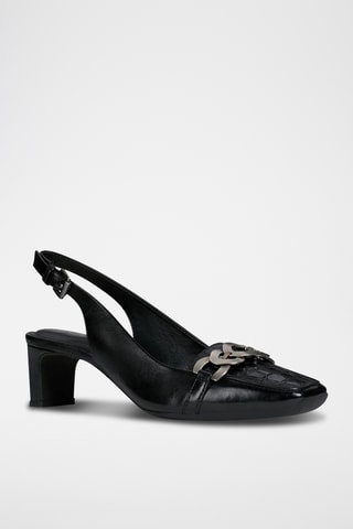 Escarpins en cuir Vivyanne - Noir