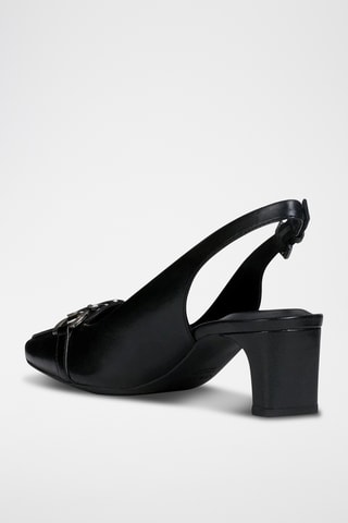 Escarpins en cuir Vivyanne - Noir