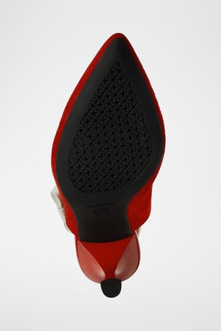 Escarpins en cuir Elisangel - Rouge et blanc