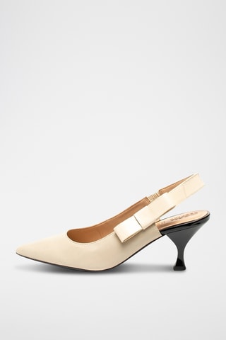 Escarpins en cuir Elisangel - Beige