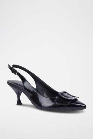 Escarpins en cuir verni Elisangel - Noir