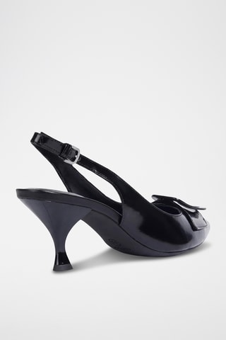 Escarpins en cuir verni Elisangel - Noir